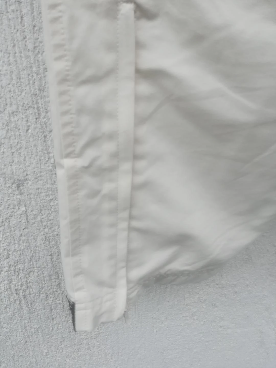 Elastische broek met koord Uniseks (Heren/Dames) joggingstijl Ecru T.S (1 vlek) – photo 13